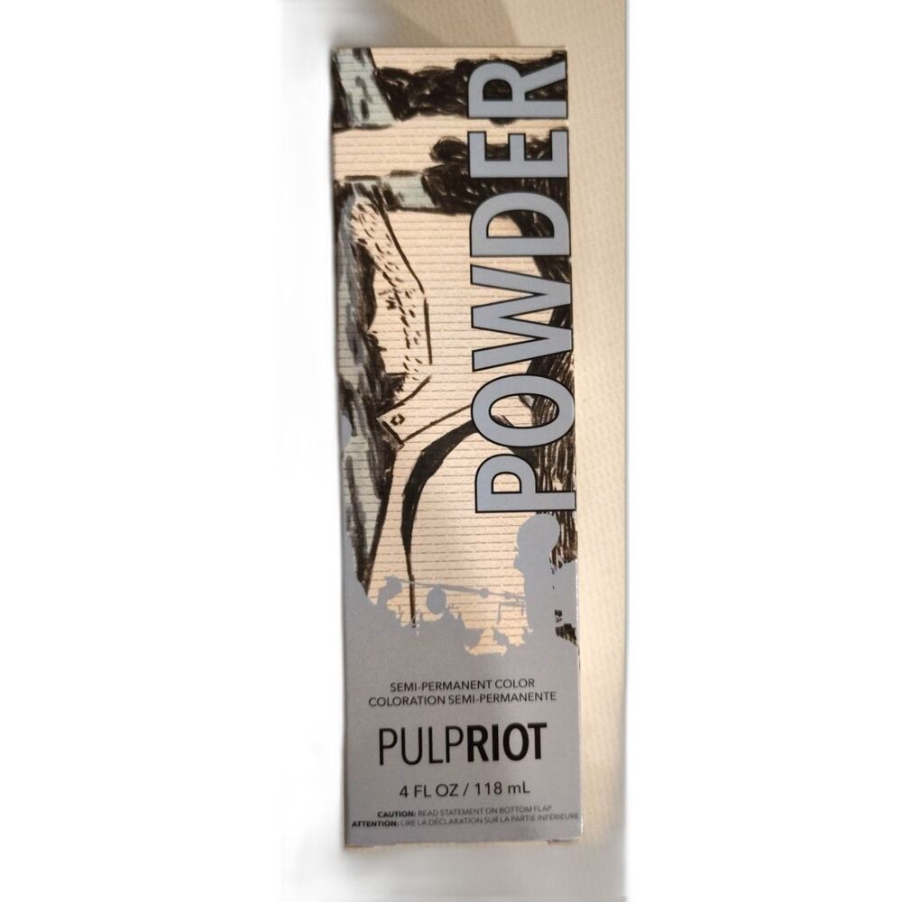 NIB Pulp Riot Powder Blue 4oz Semi Permanent Hair Color Light Blue Vivid